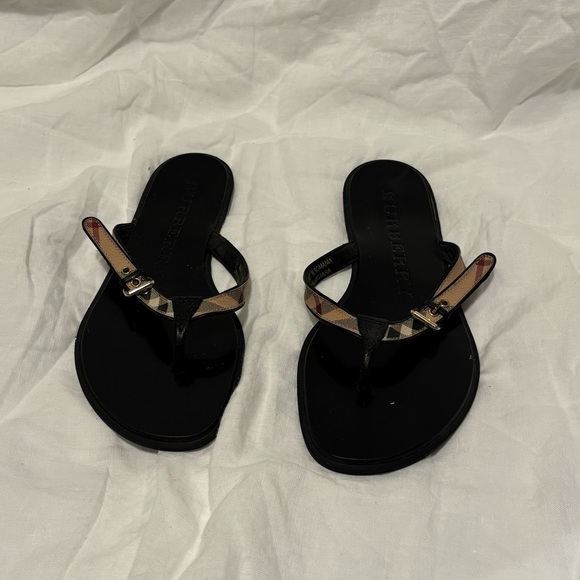 Burberry house check flip flops women’s size EU 38 / US 8 - Picture 3 of 7